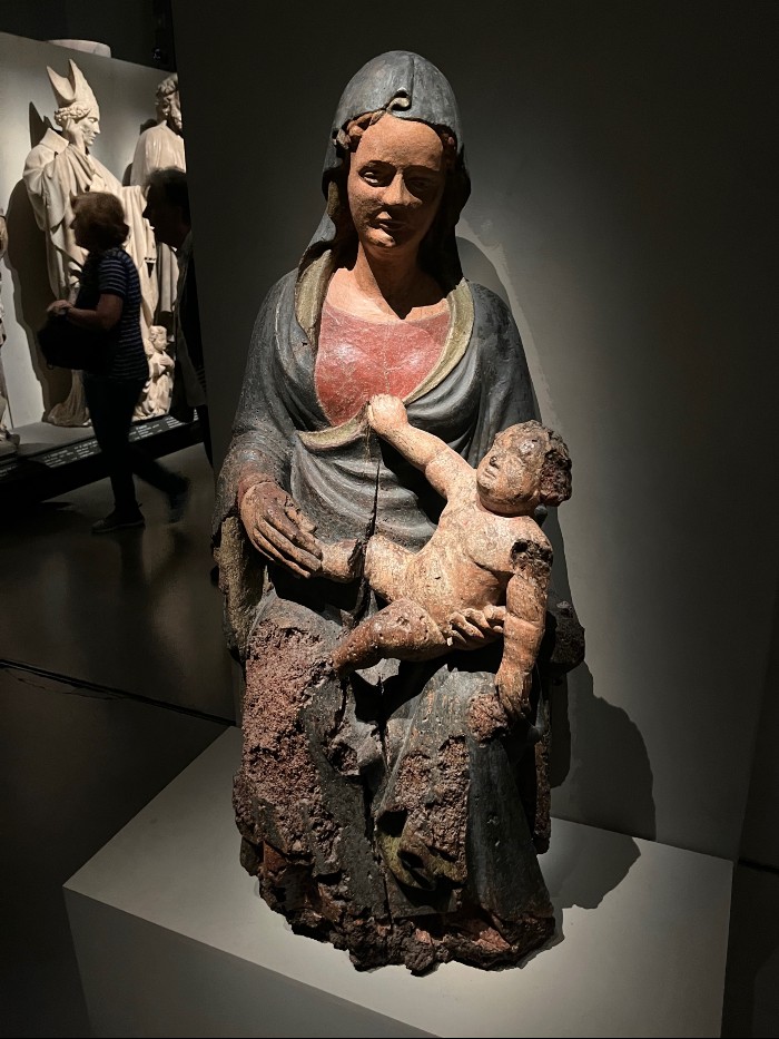 One of the works of art inside the Duomo Museum