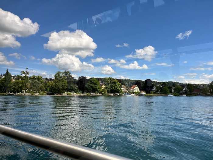 It was a gorgeous day for a cruise of the lake!