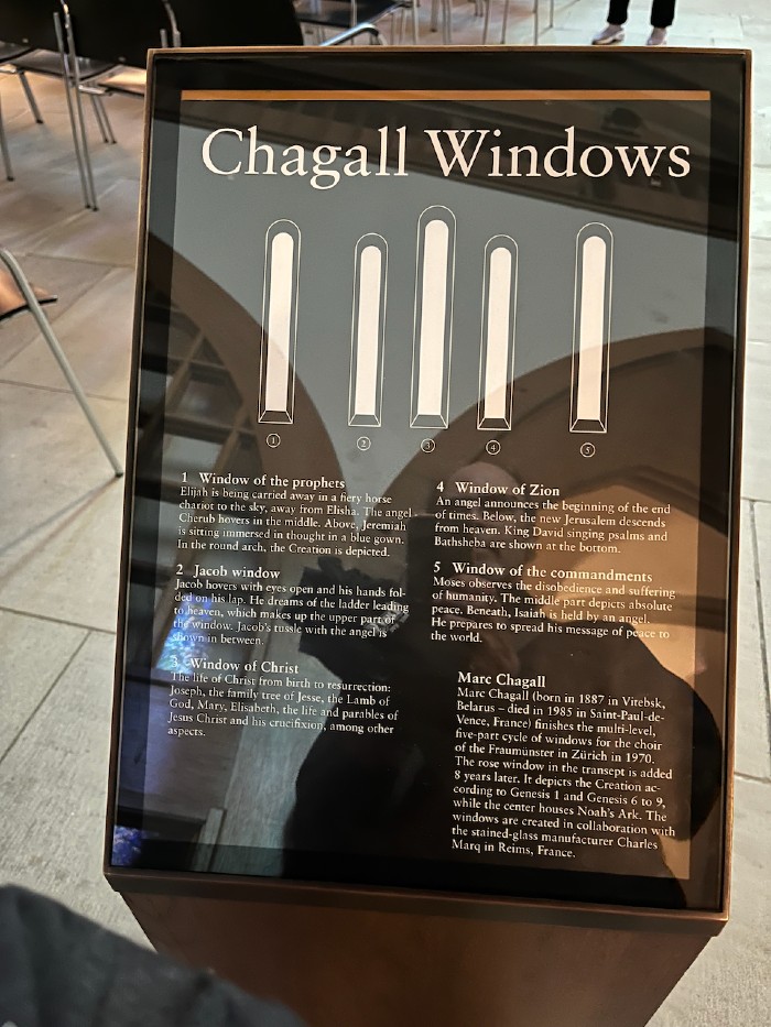 Marc Chagall explanation of his window designs