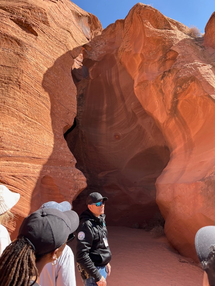 Upper Antelope Canyon Entrance with Guide
