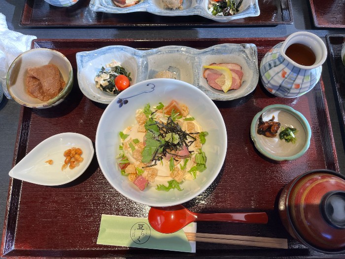 Tofu lunch was delicious!