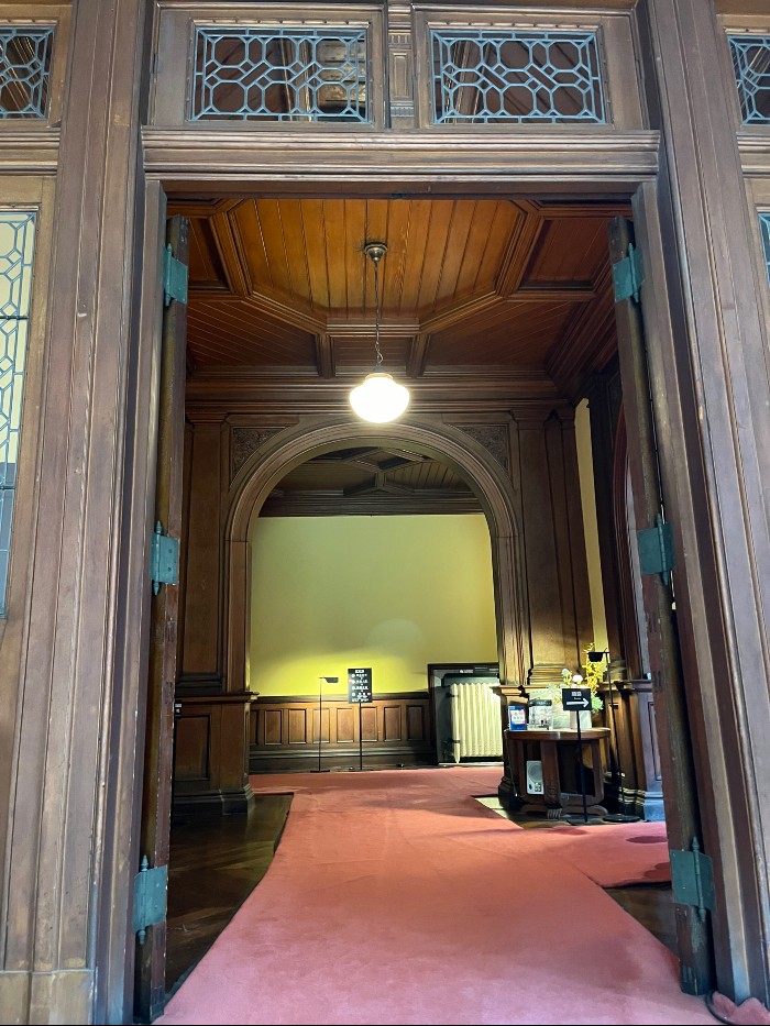Hallway in the heart of the residence