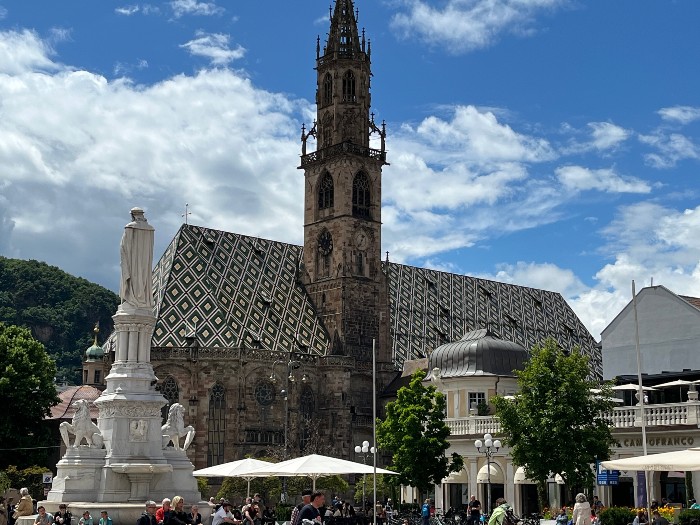 Waltherplatz - gothic church and plaza