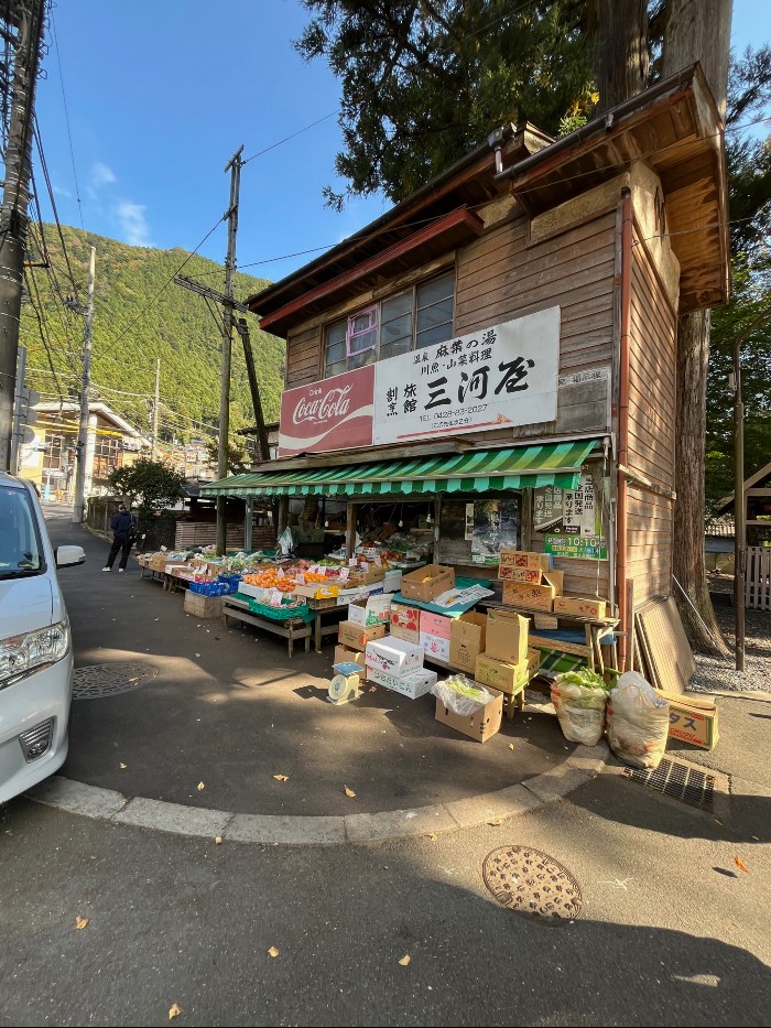 The little quaint grocery store near the gorge path entrance