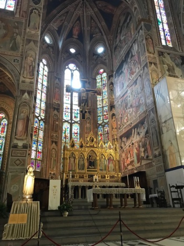 Inside the Basilica
